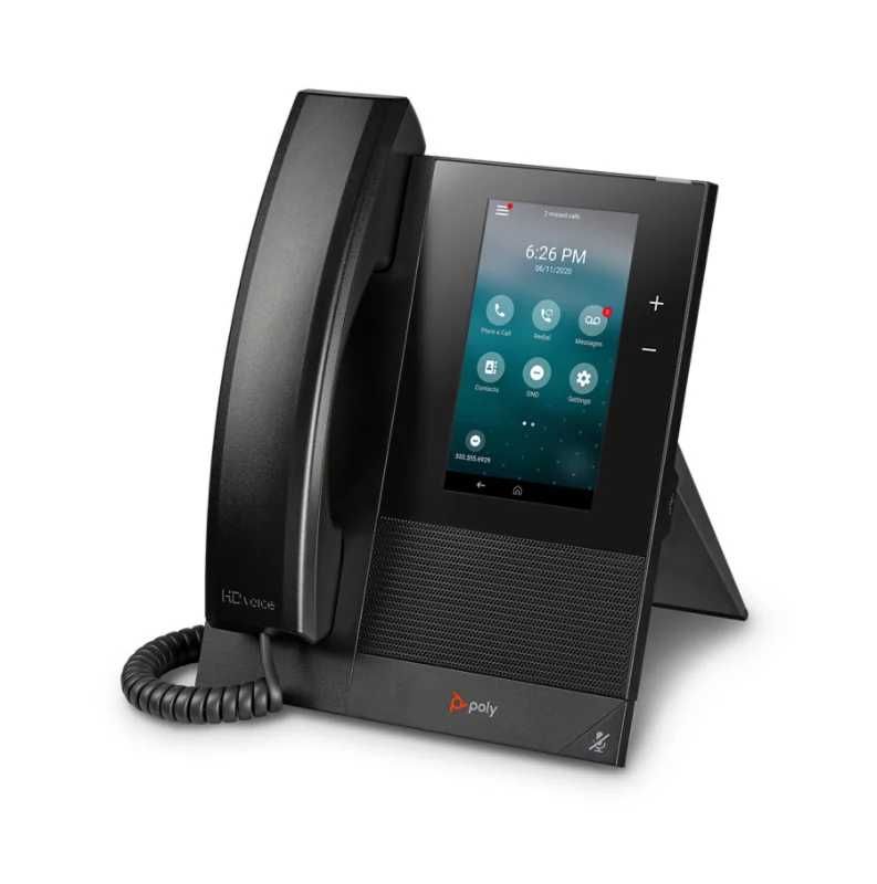 Telefon Polycom CCX400 PoE, Teams, TouchScreen 5" Sigilat!