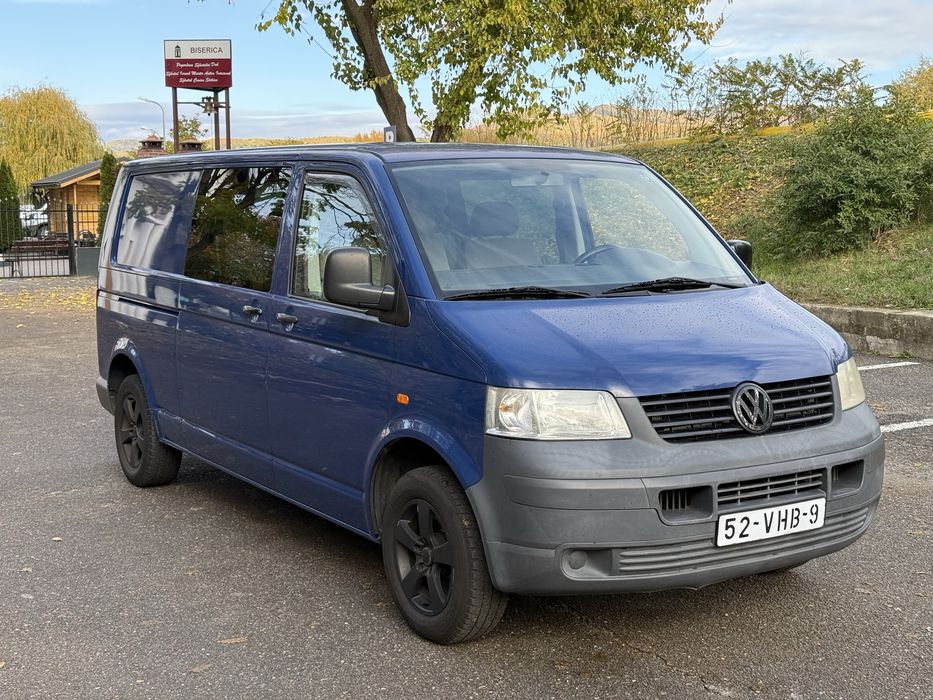 VW Transporter T5 1.9 Tdi Modelul Lung cu 6 Locuri si Marfa