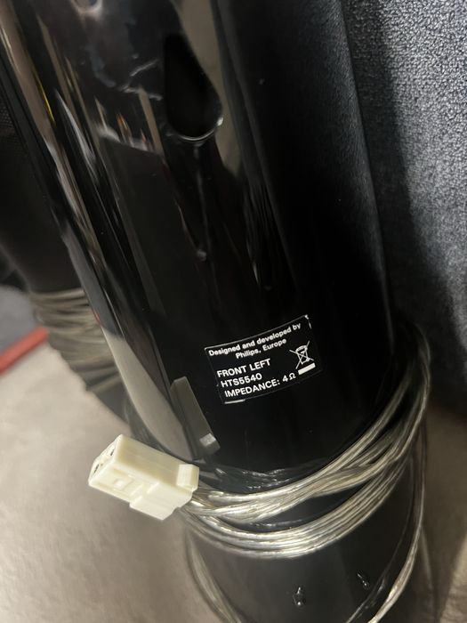 Set 2 boxe pasive HTS-540, 4Ω – front stânga/dreapta – netestate