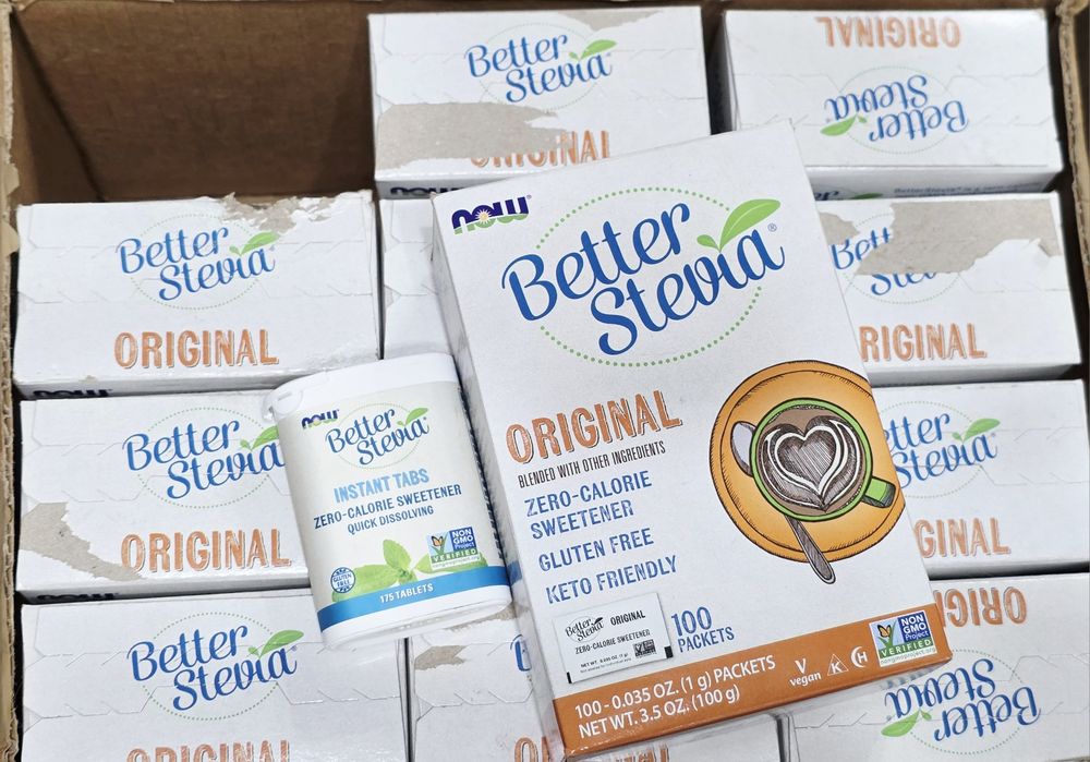 ДОСТАВКИ НЕТ NOW Better Stevia 100пакетиков или 175таблеток
Стеви