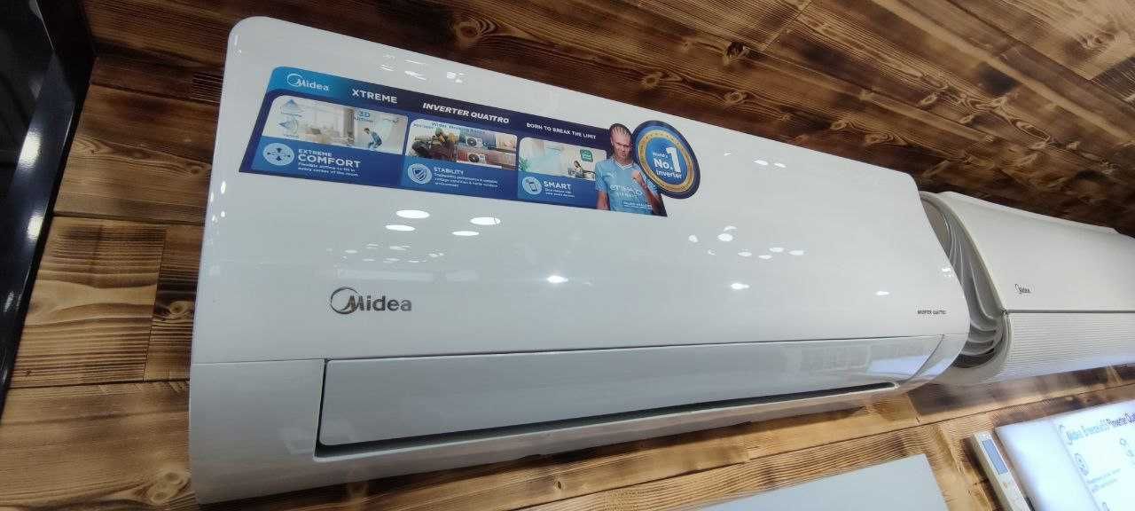 Кондиционер Midea Alba Inverter 12 Установка БЕСПЛАТНО+РОЗЫГРЫШ BYD E2