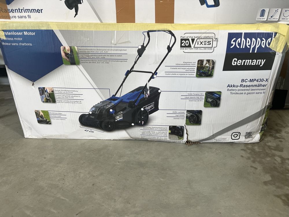 Нови Акумулаторни косачки за трева Scheppach