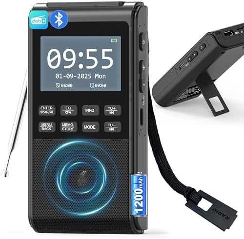 Ново Преносимо DAB/DAB+ радио с Bluetooth 5.3 и мощен 5W говорител