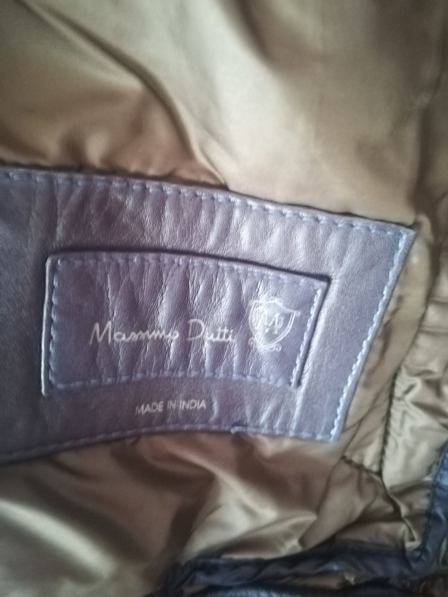 Geaca piele bărbați Massimo Dutti Xl