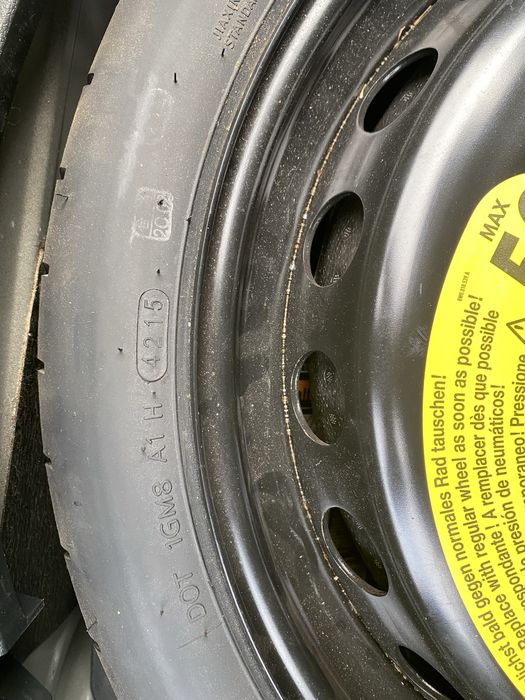 Roata rezerva slim kit cric cheie roti Audi A4 B8 B9 A5 A6 C7 C8