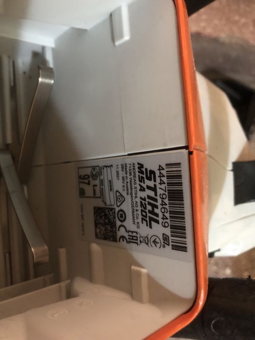 Drujba electrica acumulator baterie Stihl MSA 120 C ca noua
