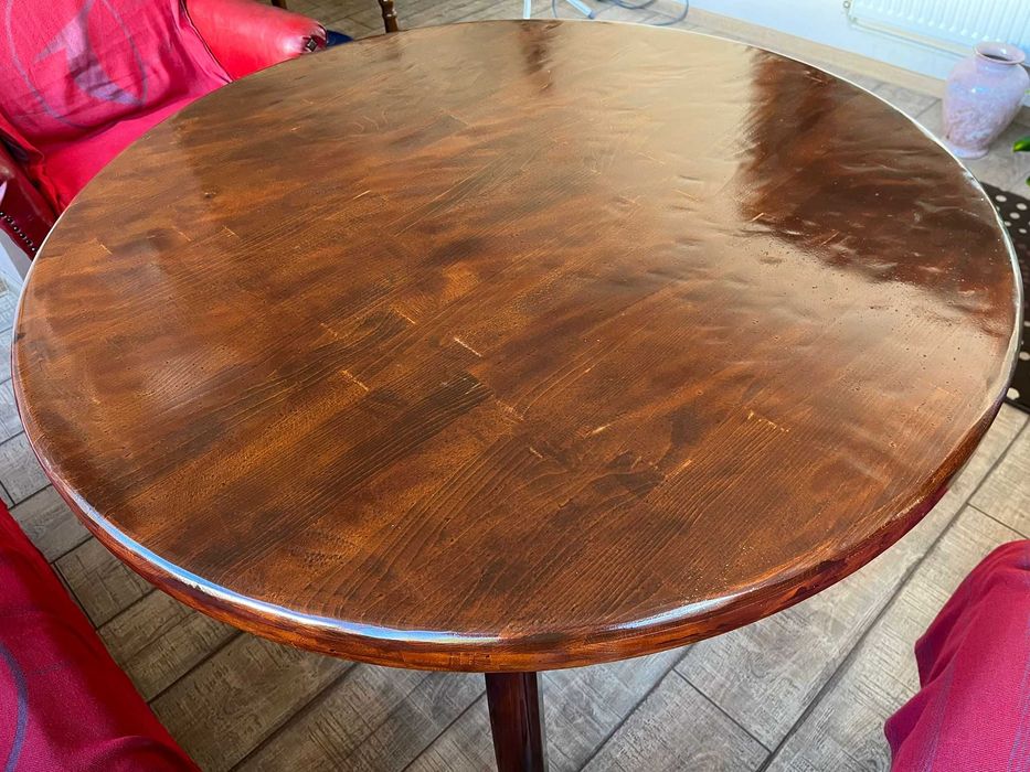 masă - lemn masiv -  110x 77 cm