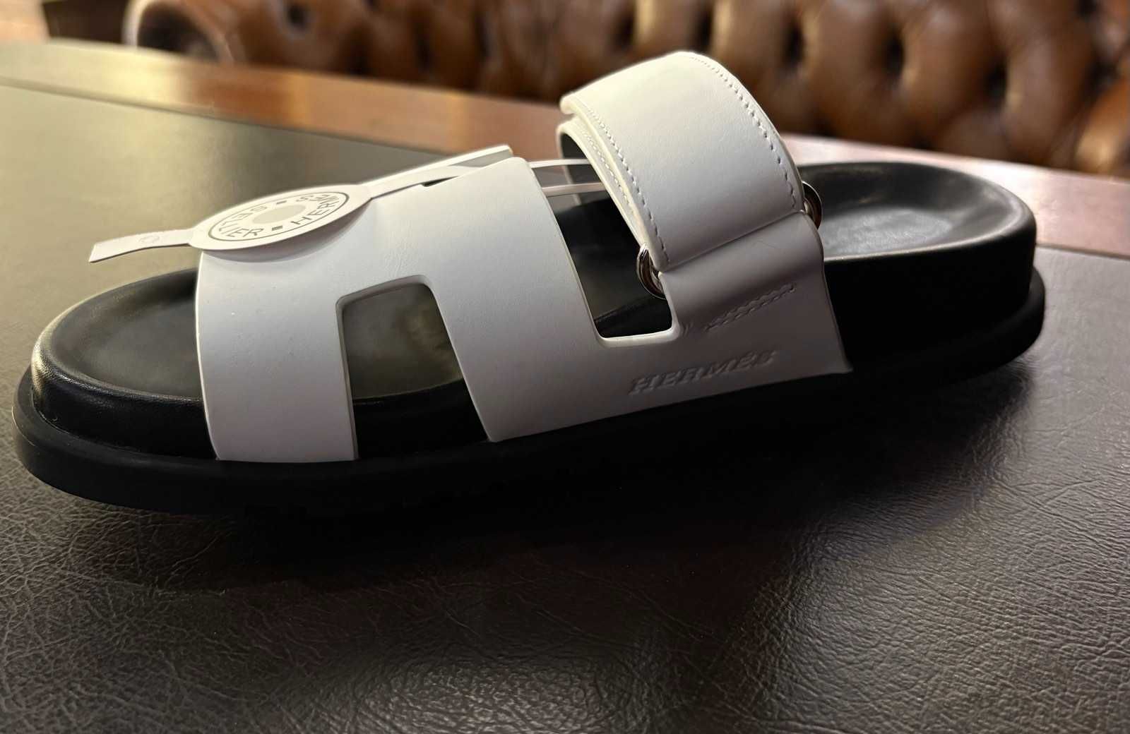 Hermes Chypre Leather Sandals