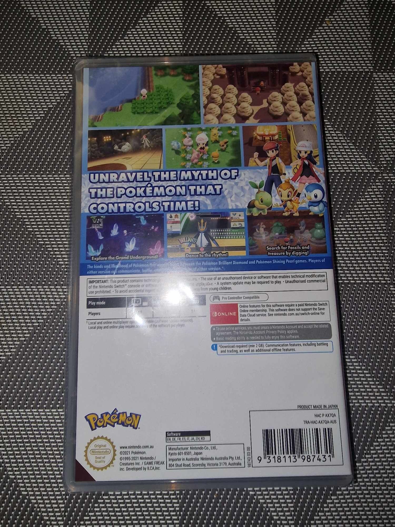 Игра Pokemon Brilliant Diamond