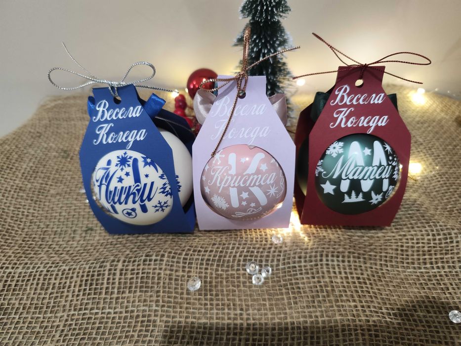 Стъклени коледни топки