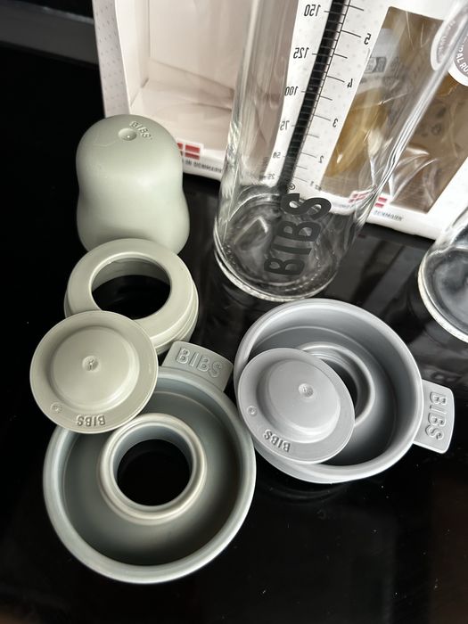 Стъклени бебешки бутилки Bibs