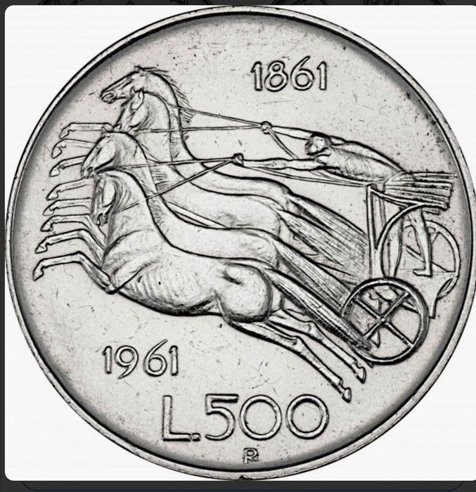 Loturi monede argint italiene – 500 Lire pret spot