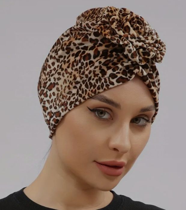 Turban dama nou mărime universală animal print