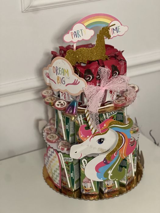 Tort din dulciuri pentru gradinita/scoala