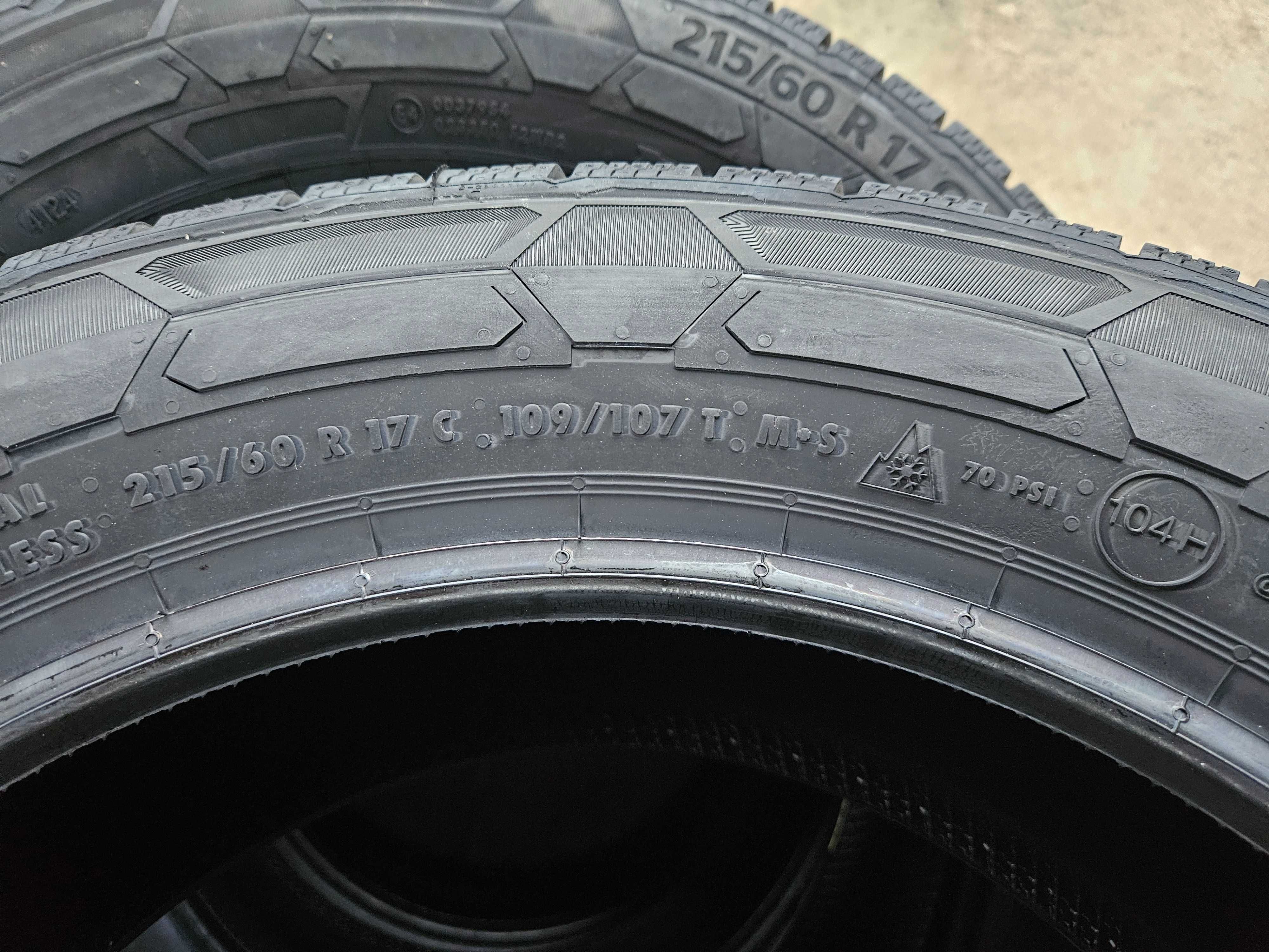 4 Нови бусови зимни гуми 215/60R17C Conti VanWinter 109T 8PR DOT4124