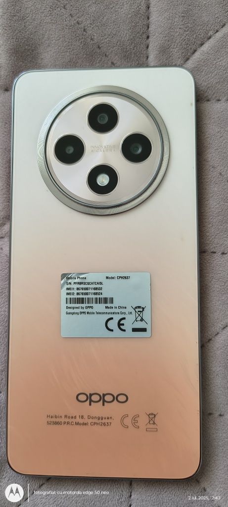 Oppo reno 12f ca nou