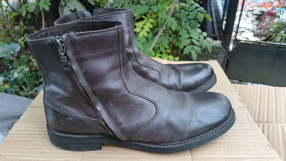 Vand ghete barbati din piele naturala