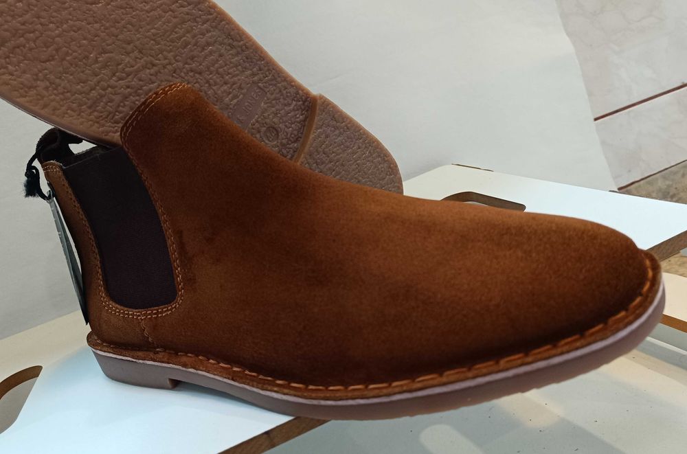 Ghete chelsea 44 plain toe Jack & Jones NOI piee naturala moale