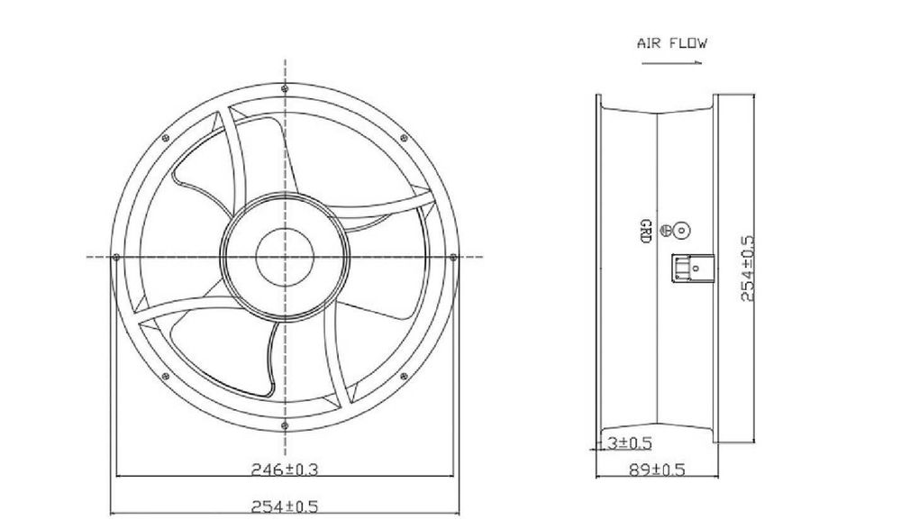 Вентилация Вентилатори 48V Двусъчмени най висока ефективност