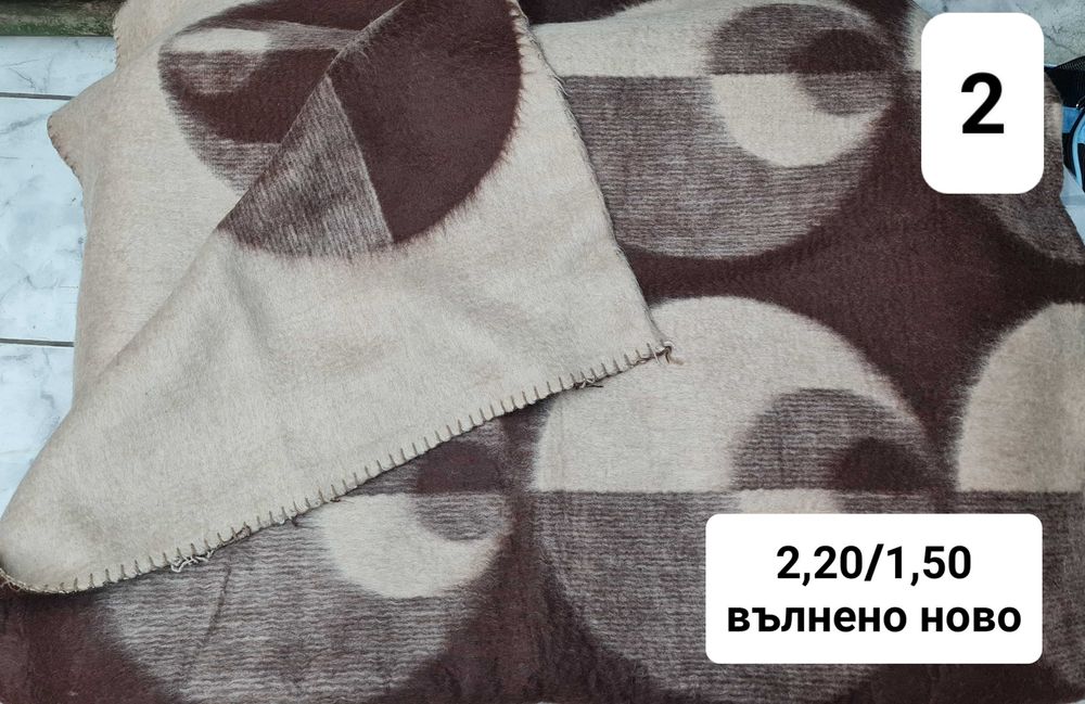 нови  вълнени одеяла, покривки за легло жакард