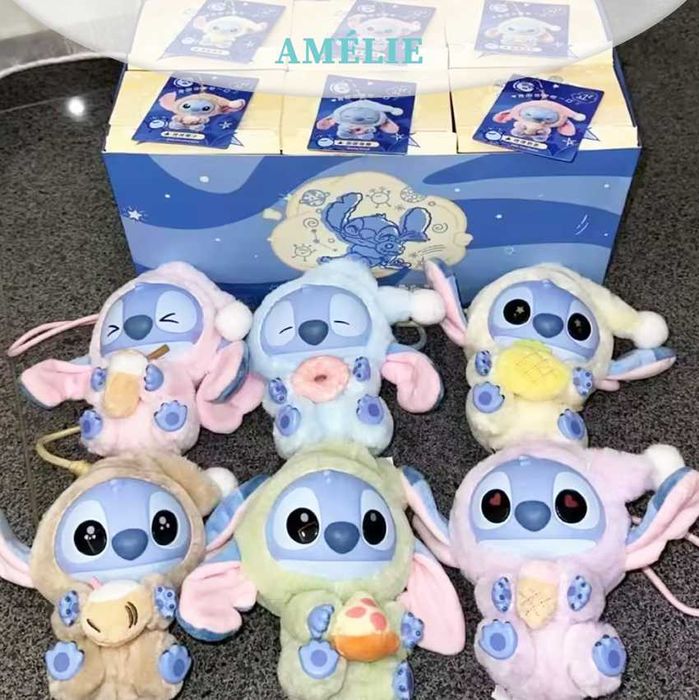 Stitch Labubu Избор на визия! Лабубу аксесоар за чанта
