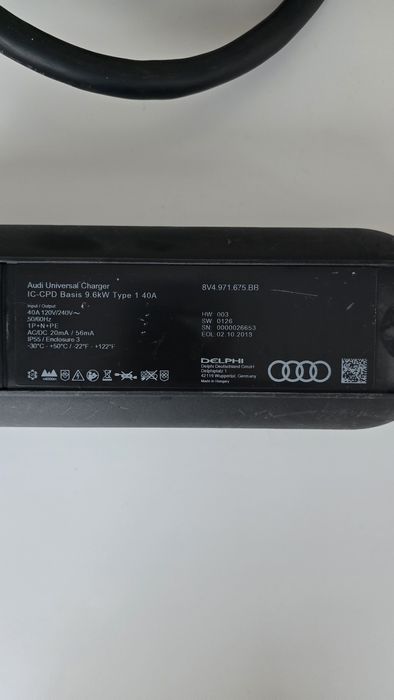 ОРИГИНАЛНА Мобилна Станция AUDI/PORSCHE 9.6kW/40A Type 1.