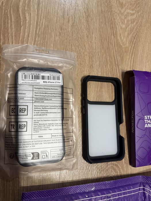 Husă case telefon iPhone 17 pro nouă full box