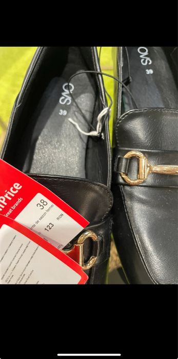 Mocasini cu detalii aurii  OVS