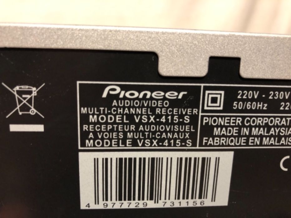 Pioneer Vsx-415 resiver