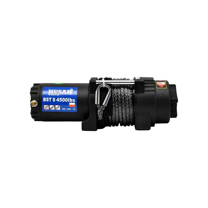 Troliu electric 12V,chinga sintetica ,4500 LBS ,marca HUSAR