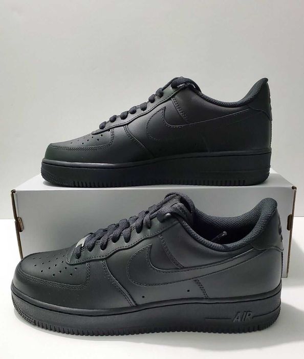 Adidasi Nike Air Force 1 TRiple Black Low