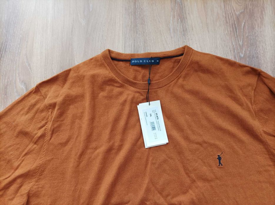 Polo Club Нов голям размер мъжки пуловер