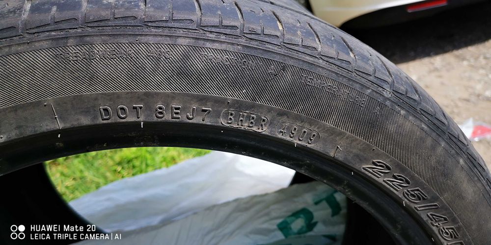 225/45/R18 NEXEN 2бр. "R18-91V" летни гуми Нексен, 4-5мм грайфер