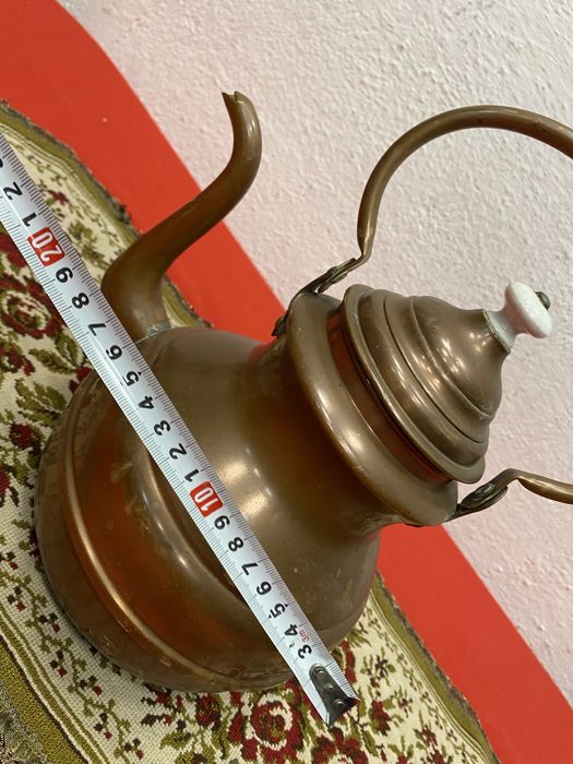 Френски меден чайник 30 см ръчна изработка 1950те години