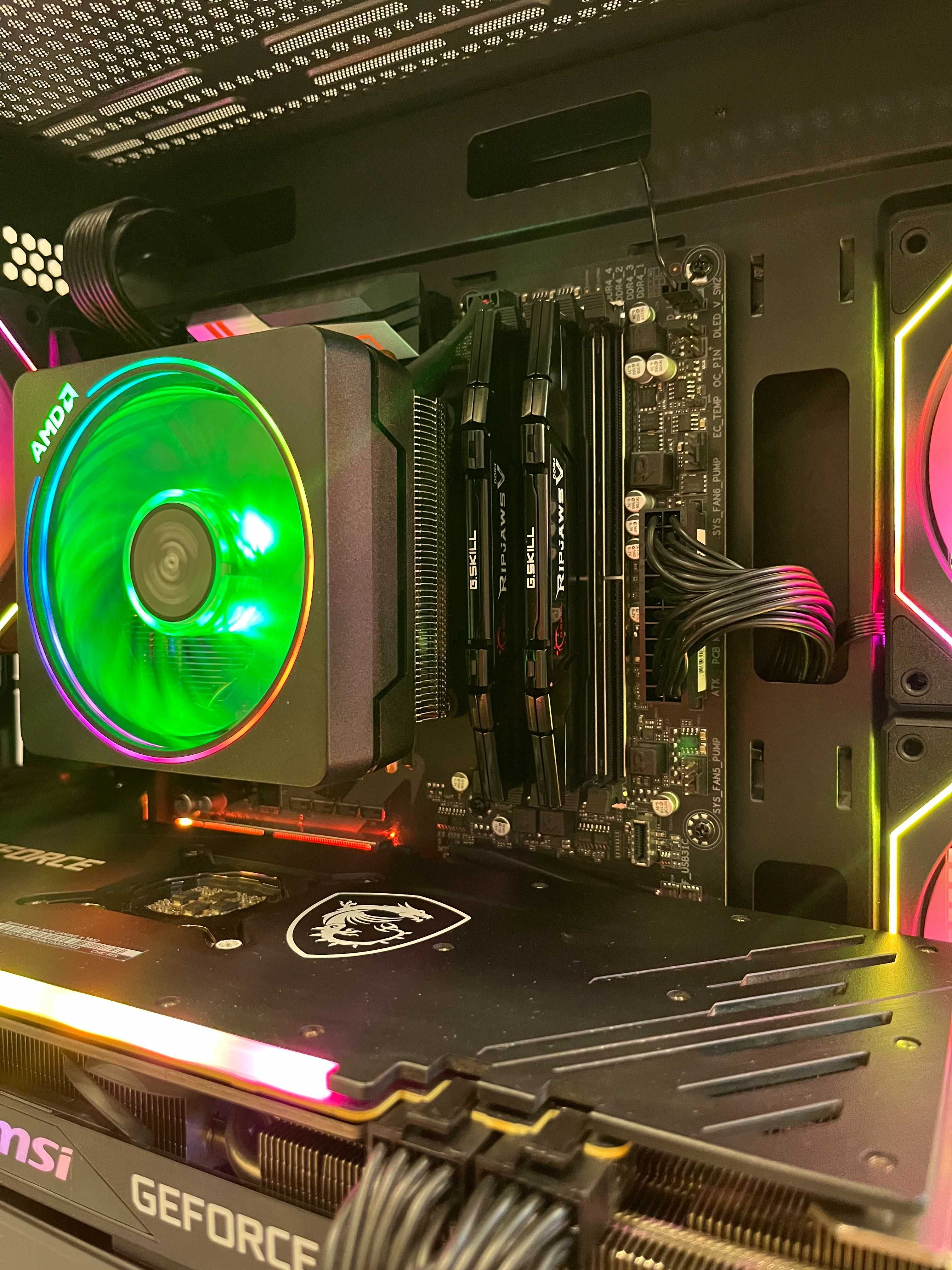 Геймърски компютър AMD Ryzen 5 5600X, RTX 3070 8GB, 16GB ram