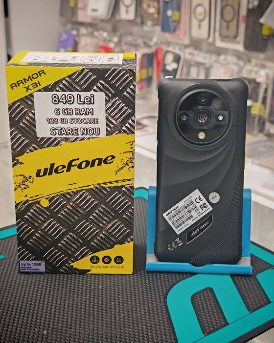 Ulefone Armor X31, 6/128 GB, Nou, 2 ani garanție