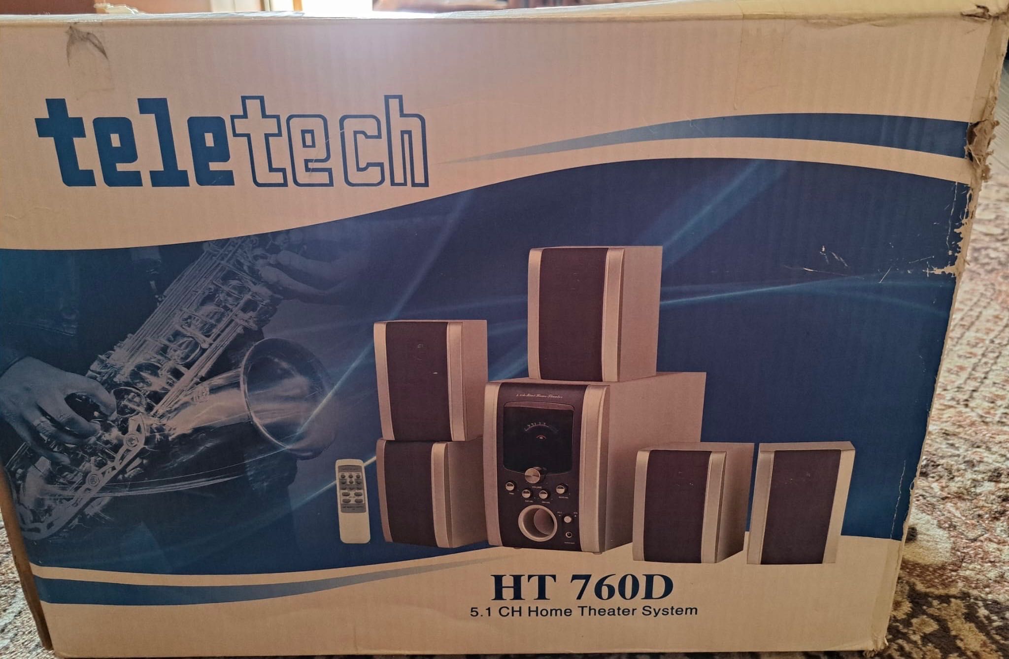 СИСТЕМА ЗА ДОМАШНО КИНО Teletech неупотребявана