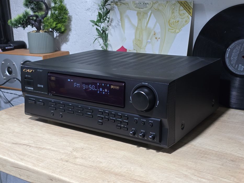 Amplituner CAT cs-907, receiver 2.0 hifi 5.1 surround cinema