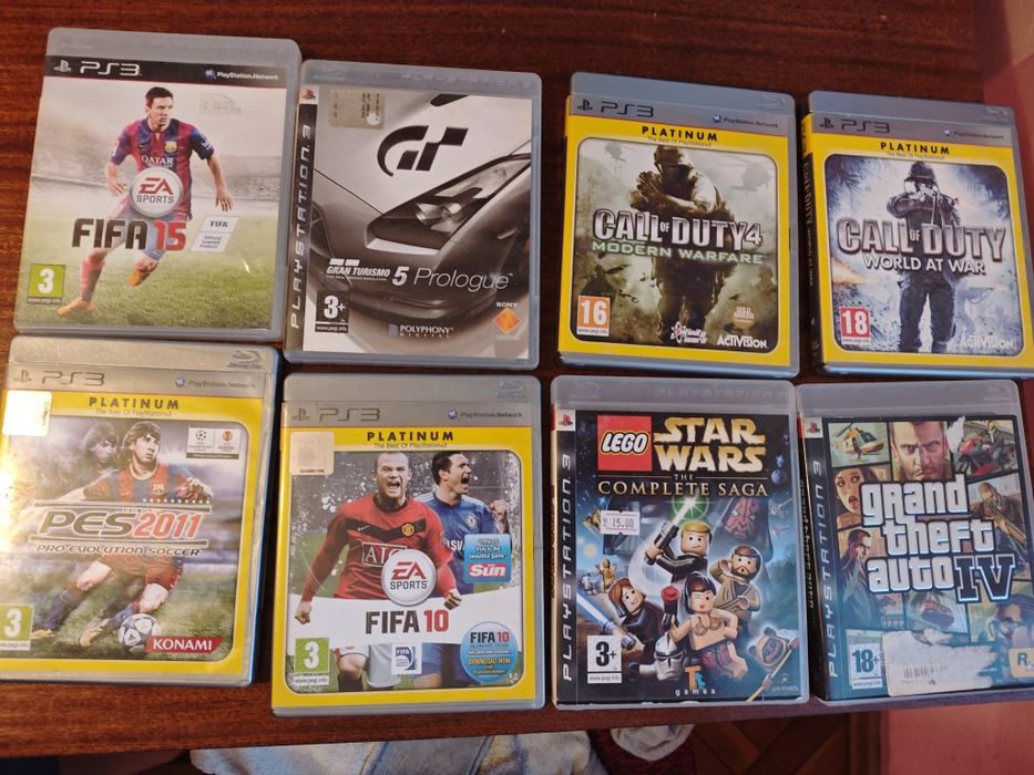 Playstation 3 с осем игри