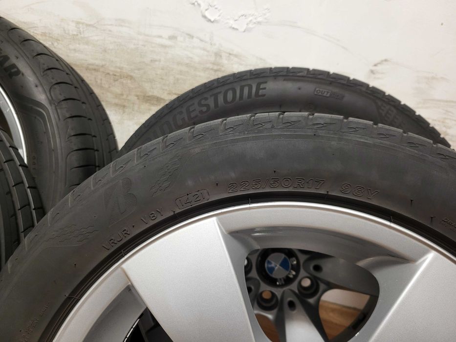 Bmw 17" 5x120 с гуми 225/50/17 оригинални джанти