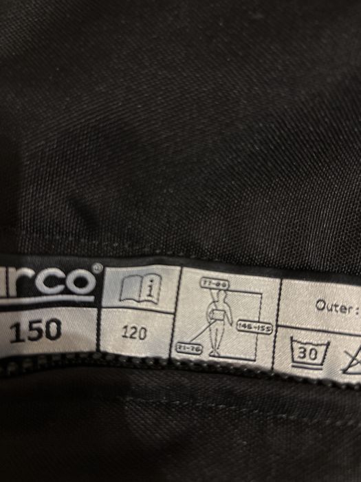 Combinezon SPARCO ROOKIE pt copil, negru rosu