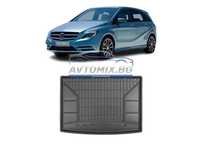 Гумена стелка за багажник Mercedes B class W246 11-18г., долно дъно,3D