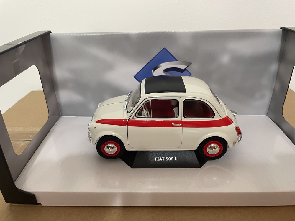 Machetă metalică detaliată Fiat 500 L Sport (1960) Solido scara 1/18