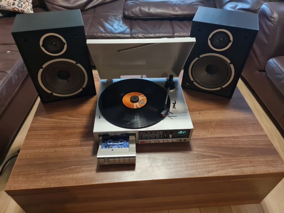 Panasonic  3în1 pick-up Deck Radio Amplituner . Piesă de colecție!