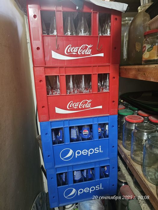 Тары кока и пепси колы