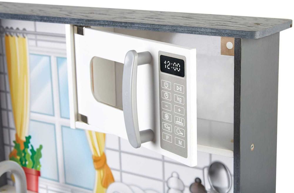 Детска дървена кухня звук и светлина