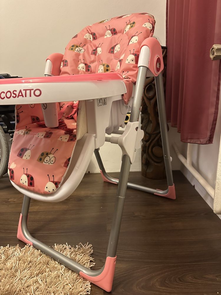 Столче за хранене Cosatto Noodle розово