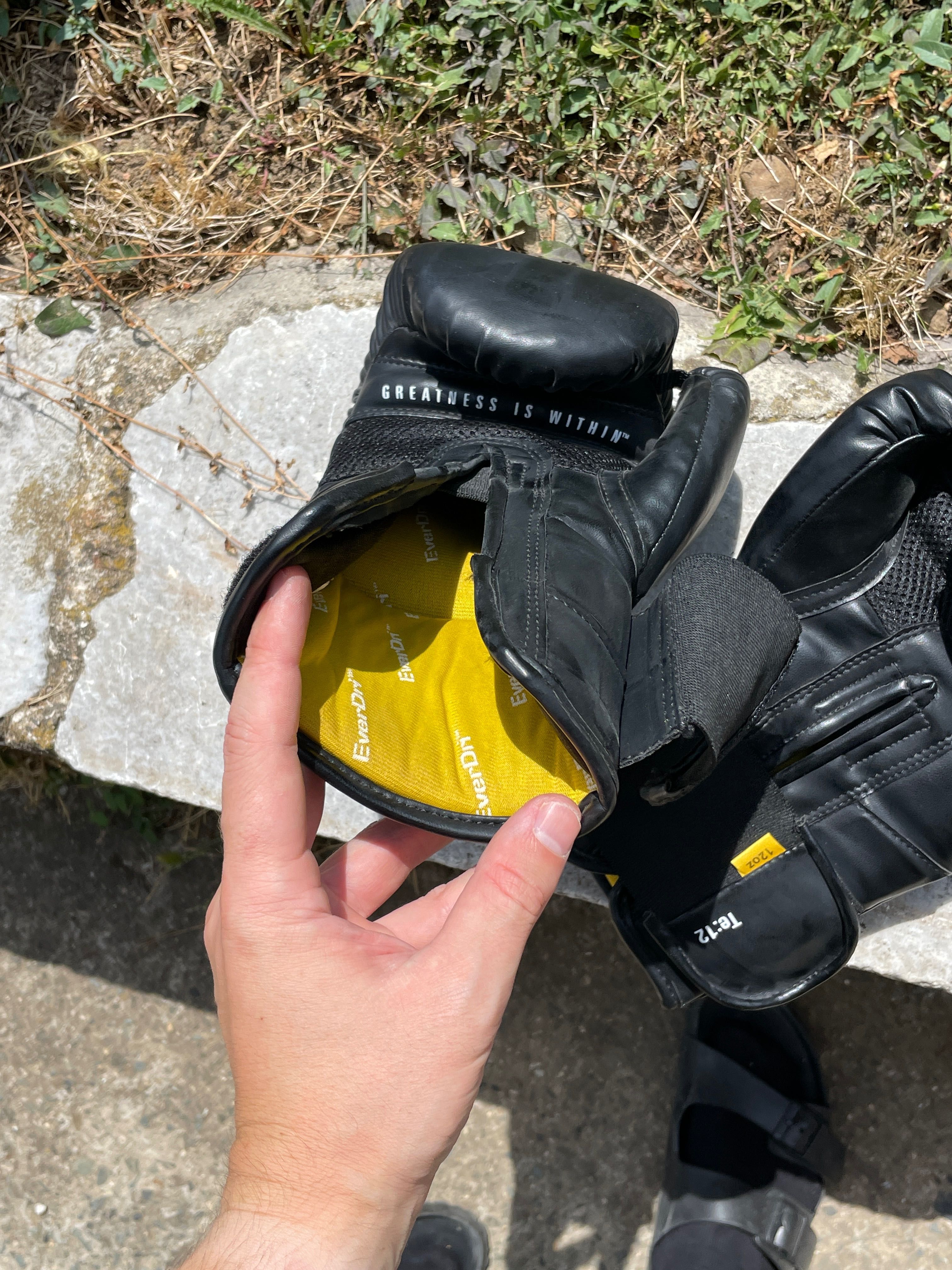 Боксови ръкавици Everlast Protex 12oz + подарък бинт