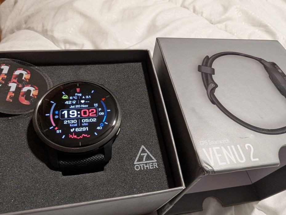 Vând Garmin Venu 2 - Stare Impecabilă - Cutie Completă