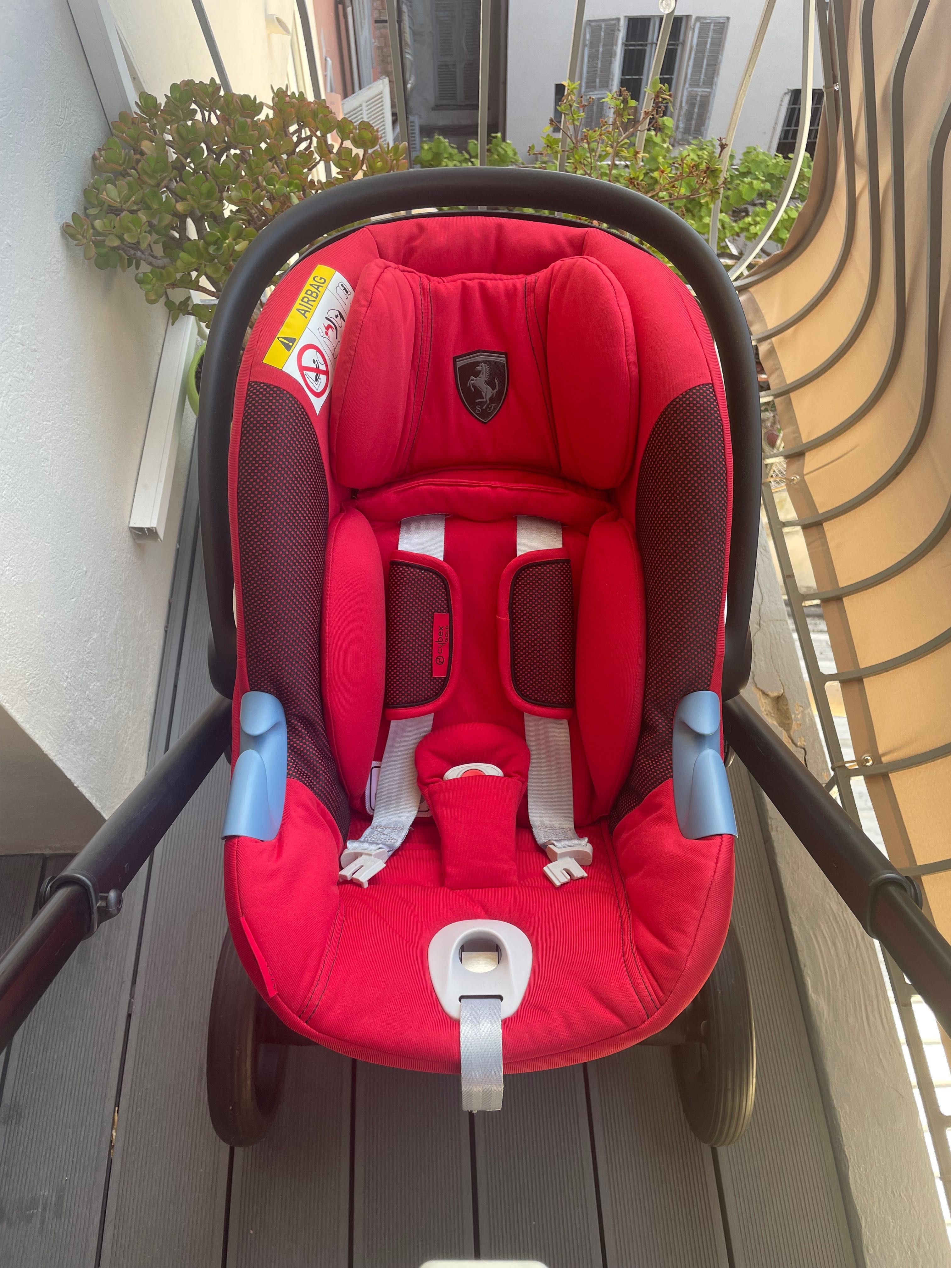 Количка Cybex  Balios S Lux Ferrari black+столче за кола Cybex Ferrari